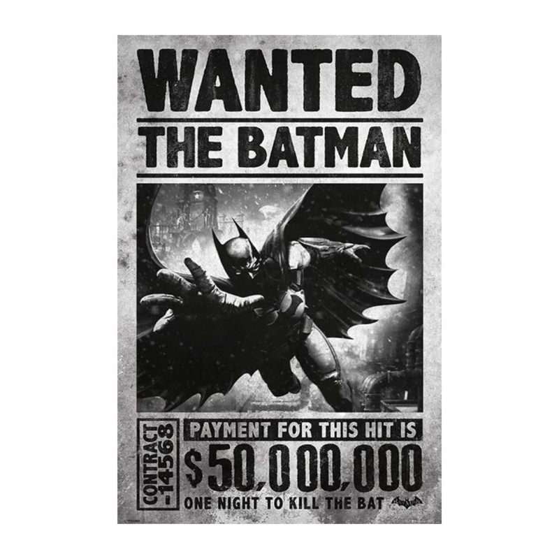 Batman Arkham Origins Wanted Maxi Poster - أكسسوار